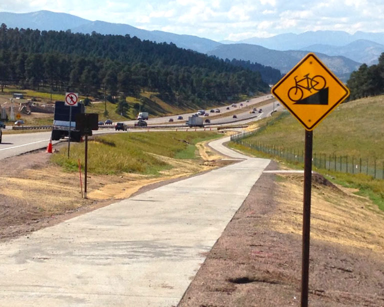 Benefits of Bicycling in Colorado - Genessee Bike Path 768x614