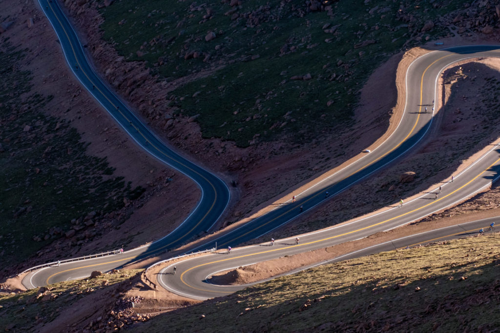 Pikes peak cycling hill climb shop