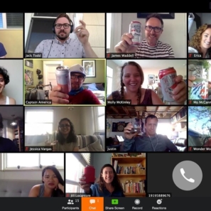 Tonight the #BicycleColorado team celebrated Stacey, our outgoing Development Director, with a virtual happy hour. Stacey has been an absolute rockstar for BC. We’re sad to see her leave, but thrilled for her as she heads out on a new adventure (hopefully in the #BikeAdvocacy space!) in North Carolina. Please join us in wishing her well!