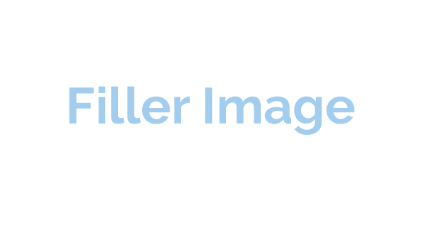 Blue text that says "Filler Image" on a white background.
