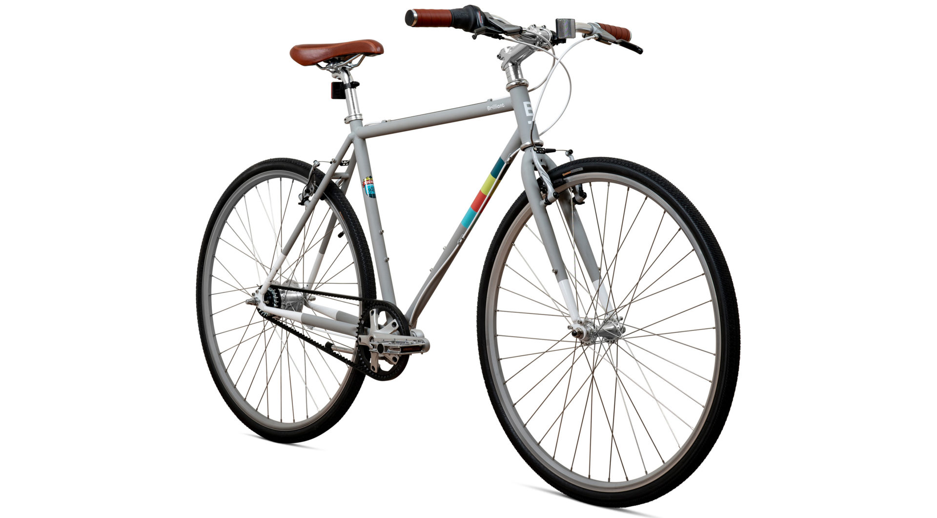 Grey Brilliant L Train Commuter bicycle