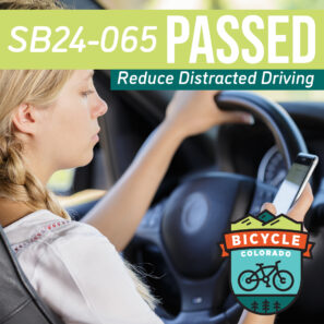 After multiple attempts since 2018, on the final day of the session, the Colorado Legislature passed SB24-065, also known as the distracted driving bill.